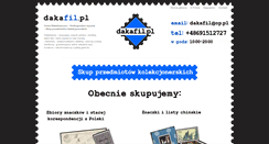 Desktop Screenshot of dakafil.pl